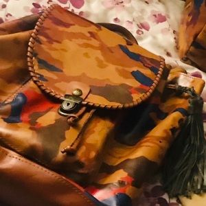 Patricia Nash back pack rare camo pattern
